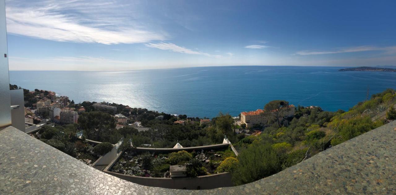 Viangella - Dramatic Sea View! Top Floor 2Km To Monaco Cap-d'Ail Eksteriør bilde