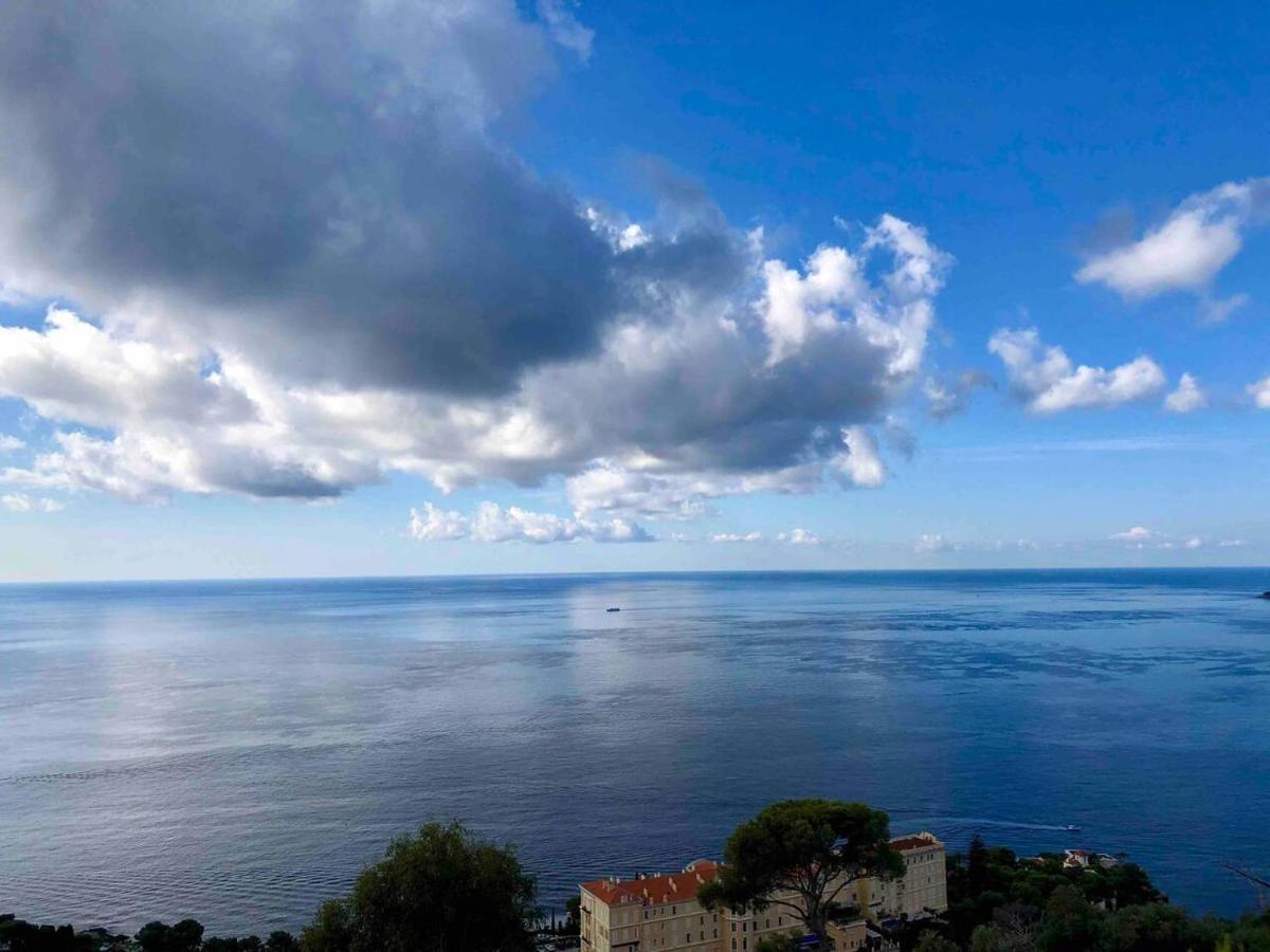 Viangella - Dramatic Sea View! Top Floor 2Km To Monaco Cap-d'Ail Eksteriør bilde